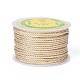 Poliéster cordón de milán para hacer artesanías de joyería diy OCOR-F011-D16-1