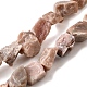 Natürliche sunstone Perlen Stränge&nbsp;G-S386-C01-2