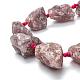 Brins bruts de perles de quartz fraises naturelles brutes G-G697-E10-2