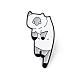 Spilla smaltata gatto dei cartoni animati JEWB-J005-10A-EB-1