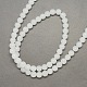 Jelly Style Spray Painted Round Glass Beads Strands X-DGLA-R001-10mm-9-1