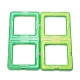 DIY пластиковые магнитные строительные блоки DIY-L046-29-1