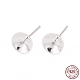 Accessoires de clous d'oreilles en 925 argent sterling STER-K167-027D-S-1