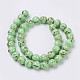 Sea Shell and Synthetic Turquoise Assembled Beads Strands G-G758-02-8mm-2