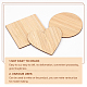 Olycraft Wooden Boards for Painting AJEW-OC0001-86A-4