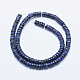 Chapelets de perles en lapis-lazuli naturel G-E444-23-6mm-2