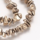 Electroplate Non-magnetic Synthetic Hematite Beads Strands G-K210-02G-2