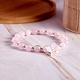 175 Uds. Cuentas redondas de cuarzo rosa natural para hacer joyas diy DIY-SZ0005-98-6