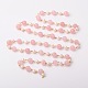 Handmade Round Gemstone Beads Chains for Necklaces Bracelets Making AJEW-JB00058-03-2