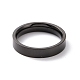 201 anello a fascia semplice in acciaio inossidabile da donna RJEW-I089-50B-EB-2