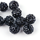 Perles de boule disco en pâte polymère manuelles RB-R040-6mm-06-1