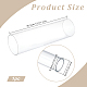 OLYCRAFT 12x3.5 Inch Acrylic Round Tube Clear Rigid Acrylic Pipe Clear Round Tube Hollow Round Bar Rod for DIY Crafts Lamps Aquarium Fish Tank Architectural Model Making AJEW-WH0324-76F-2