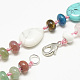 Natural & Synthetic Gemstone Beaded Necklaces NJEW-S399-22-2