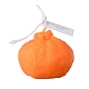 パラフィンキャンドル  オレンジ形の無煙キャンドル  結婚式のための装飾  パーティーとクリスマス  オレンジ  64x67.5x71mm DIY-D027-05A-1