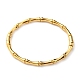 Ion Plating(IP) 304 Stainless Steel Bamboo Hinged Bangle for Women BJEW-D055-04G-2