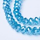 Electroplate Glass Beads Strands EGLA-A034-T1mm-A13-3