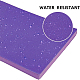 ジュエリー植毛織物  ポリエステル  自己粘着性の布地  長方形  青紫色  29.5x20x0.07cm DIY-BC0010-23F-3