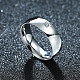 Regali di san valentino anelli per coppia in acciaio al titanio incisi per donna RJEW-BB16370-8P-5
