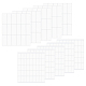 Benecreat 10pcs2スタイル長方形白紙粘着プレゼントステッカー  衣類のラベルステッカー  ホワイト  17.3~17.9x15.3~16.3x0.01cm  5枚/スタイル DIY-BC0003-65-2