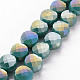 Opaque Electroplate Glass Beads Strands EGLA-N007-002-B03-1
