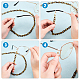 Nbeads 25 pièces trombone acrylique et chaînes de lunettes de câble DIY-NB0006-03-4