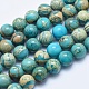 Chapelets de perles en jaspe aqua terra naturel G-E444-14A-12mm-1