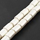 Electroplated Shell Pearl Beads Strands BSHE-G027-07B-01-2
