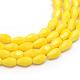 Opaque Solid Glass Bead Strands GLAA-R168-5x7-02F-1
