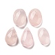 Colgantes naturales de cuarzo rosa G-P512-03-1