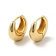 Толстые серьги-кольца из латуни с покрытием стойки для мужчин и женщин EJEW-F288-06-2
