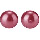Pearlized Glass Pearl Round Beads HY-PH0001-8mm-038-4