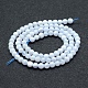 Natural Blue Lace Agate Bead Strands G-G970-39-6mm-4