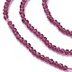 Faceted Glass Beads Strands X-G-F619-09D-2mm-3