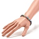 Handmade Polymer Clay Heishi Beads Stretch Bracelet BJEW-JB07308-3