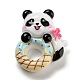 Panda Theme Opaque Resin Decoden Cabochons RESI-H154-02A-1
