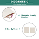 Dicosmetic 20 Uds 10 estilo cuadrado mini terciopelo multiusos metralla bolsas de maquillaje ABAG-DC0001-02-5