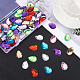 Fingerinspire 80pcs 8 couleurs autocollant de bijoux extra large TACR-FG0001-04-5