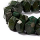 Natürliche grüne Granitperlenstränge G-I194-48-2