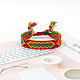 Polyester Braided Rhombus Pattern Cord Bracelet FIND-PW0013-004A-03-1