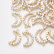 Pendentifs en plastique imitation perle ABS X-PALLOY-T071-057-1