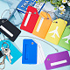 Craspire 16 set di etichette per bagagli in plastica pvc a 8 colori AJEW-CP0001-98-5