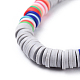 Umweltfreundliche handgefertigte Heishi Perlen Armbänder aus Fimo BJEW-JB04480-05-2