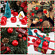 PH パンダホール ミニリンゴ 20 個  1.7 x 1.4 インチ人工リンゴ赤フェイクリンゴシミュレーションフルーツ装飾クリスマス装飾リンゴモデル家庭用キッチンテーブル写真撮影パーティー写真小道具 DIY-PH0009-60-5