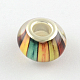 Perles Européennes en acrylique avec grand trou OPDL-Q129-199A-1