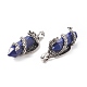 Lapis lazuli naturali pendenti a punta G-C051-01A-4