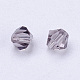Abalorios de cristal austriaco de imitación SWAR-F022-5x5mm-204-3