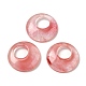 Cherry Quartz Glass Pendants G-T122-76V-1