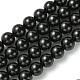 Umweltfreundliche runde Perlenstränge aus gefärbtem Glasperlen HY-A002-12mm-RB080-1