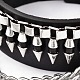Leather Cord Snap Bracelets BJEW-D351-29B-2