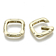 Brass Micro Pave Cubic Zirconia Spring Gate Rings ZIRC-S061-204G-NF-3